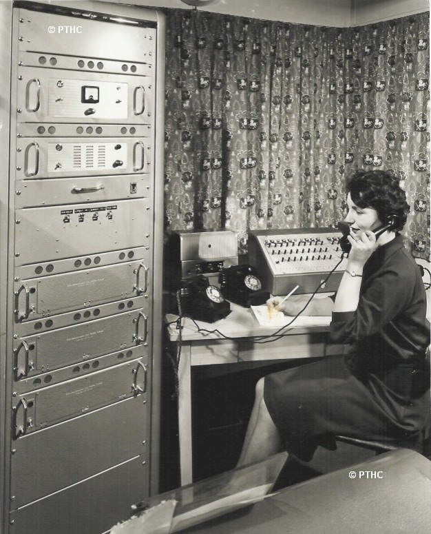 Control room of Pye Transport radio system